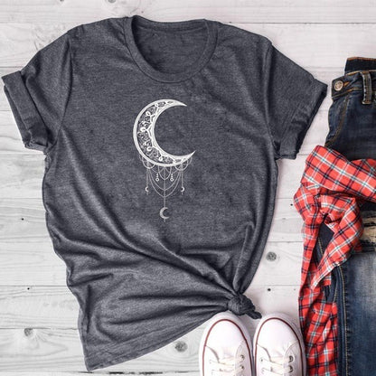 Sun Moon Women Tshirt