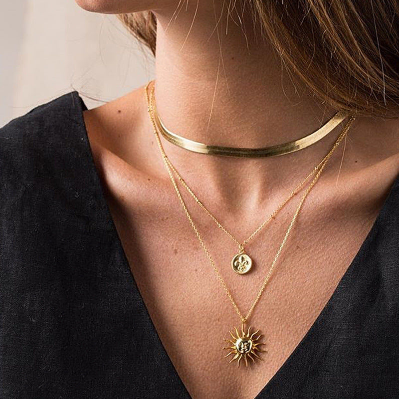 Stainless Steel French Jewelry Necklace Necklace