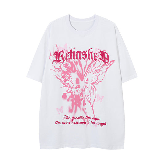 Fashion Personality Butterfly Printed Short Sleeve Boys